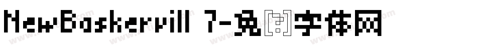 NewBaskervill 7字体转换